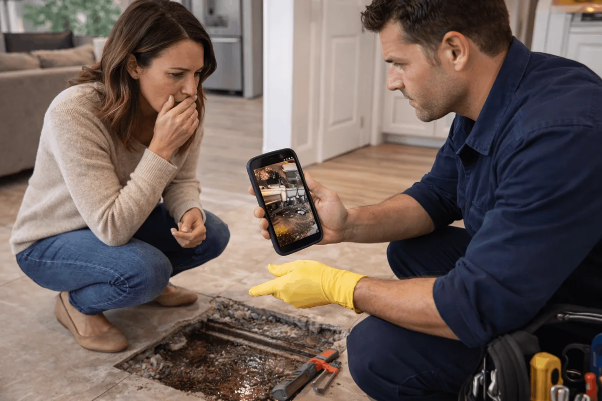 4. Low Water Pressure or Uneven Hot Water - 7 Warning Signs of a Slab Leak in Your Orange County Home