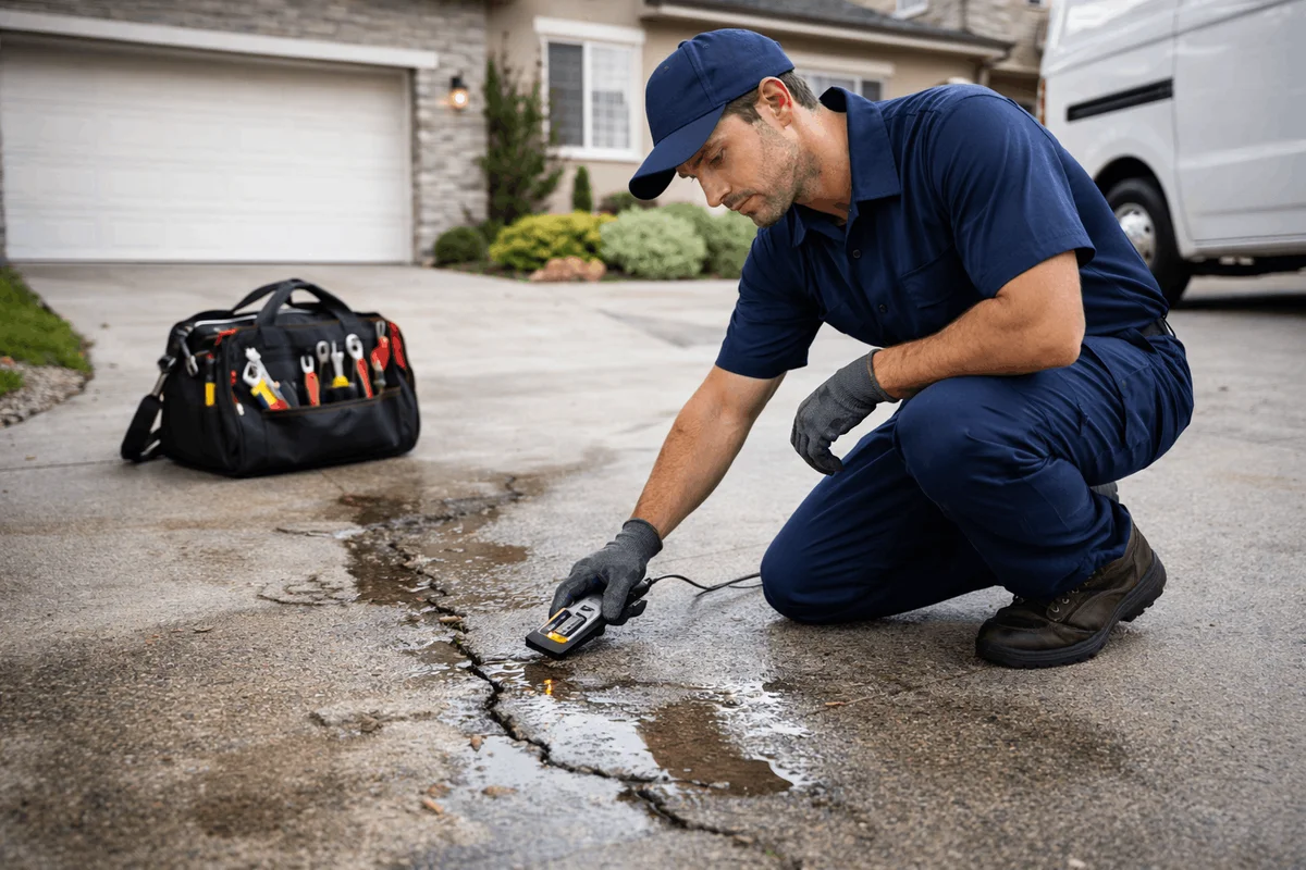 5. Cracks in Foundation or Flooring - 7 Warning Signs of a Slab Leak in Your Orange County Home