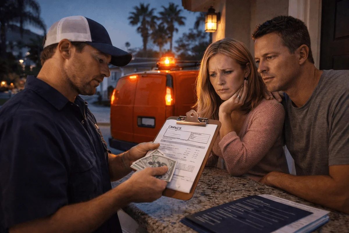 What to Ask When You Call - Does Emergency Plumbing Cost More in Orange County?