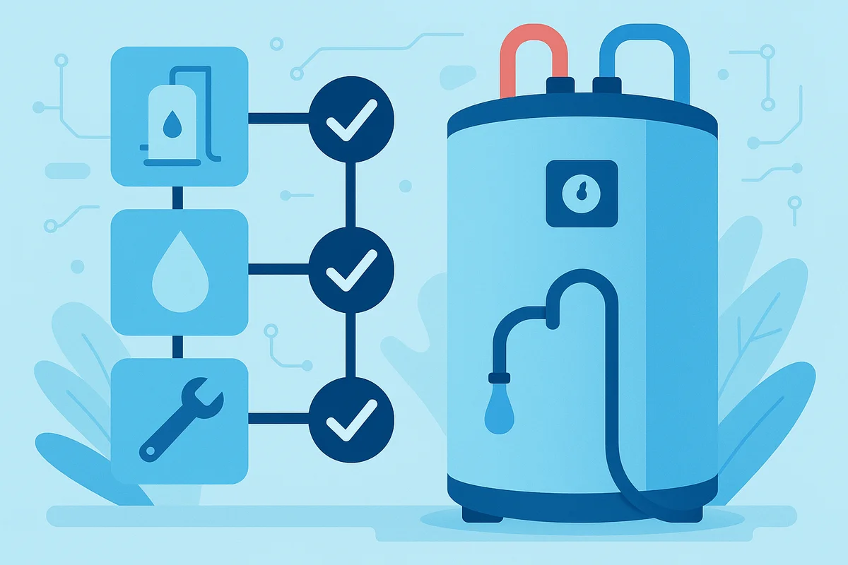 Step 2: Connect the Hose and Open the Drain Valve - How to Drain and Flush Your Water Heater in Orange County
