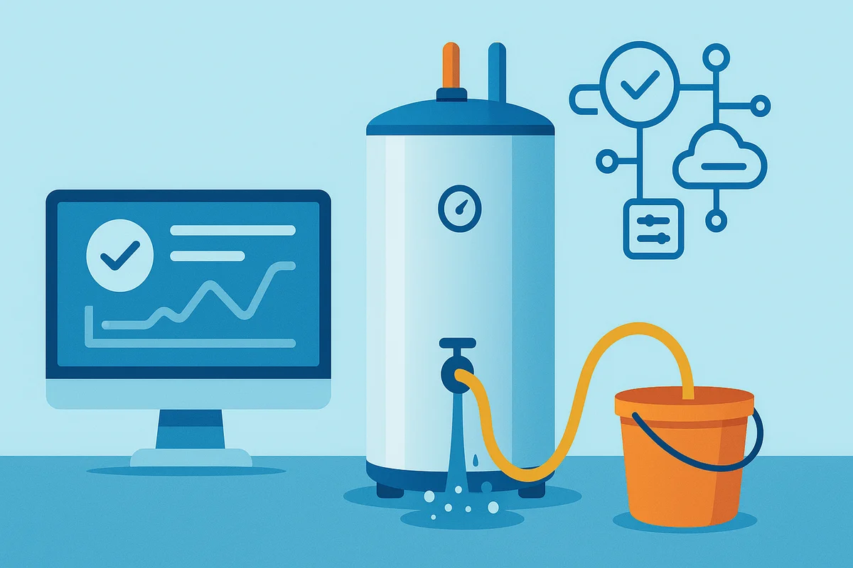 Step 3: Briefly Turn Water Back On to Flush - How to Drain and Flush Your Water Heater in Orange County